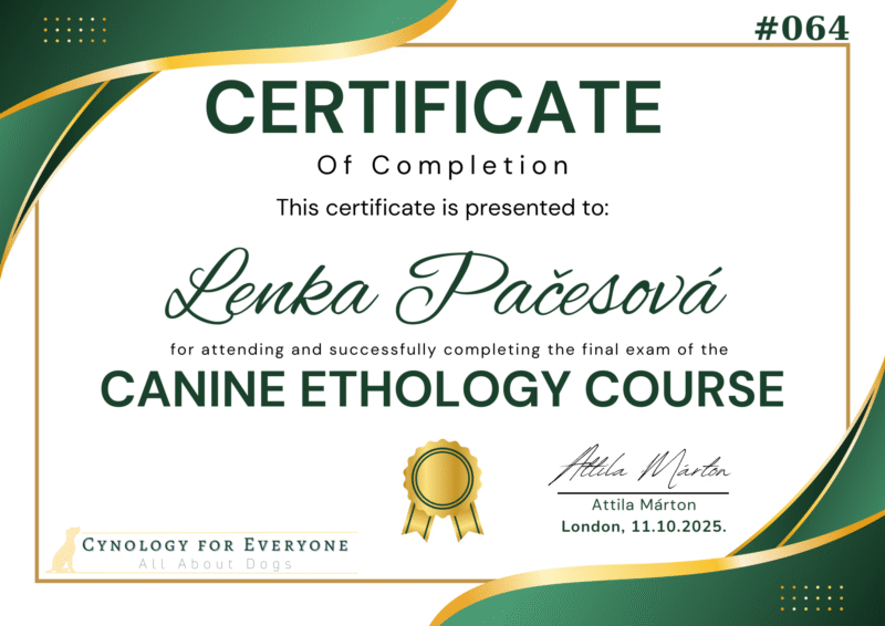 ETHO - 064 - Lenka Pačesová Ethology